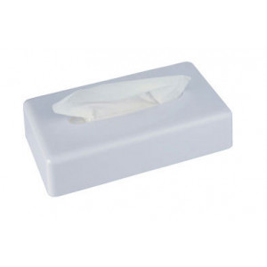 https://www.techni-contact.site/ressources/images/produits/merchandising/distributeur-de-mouchoirs-rectangulaire-abs-blanc-ou-chrome-92218674-1.jpg - ABS blanc ou chromé - A poser ou installation murale - Dimensions 257 x 140 x 60 mm