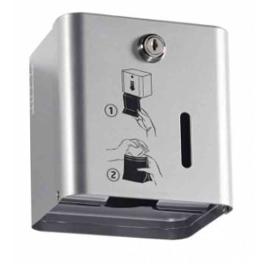 https://www.techni-contact.site/ressources/images/produits/merchandising/distributeur-de-sachets-periodiques-gris-metal-stella-49727238-1.jpg - Capacité : 200 sachets – Acier poudré anti-UV - Gris Métal