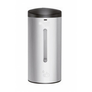 https://www.techni-contact.site/ressources/images/produits/merchandising/distributeur-de-savon-automatique-inox-16762923-1.jpg - Capacité : 0,7 L - Automatique - Finition : Inox satiné