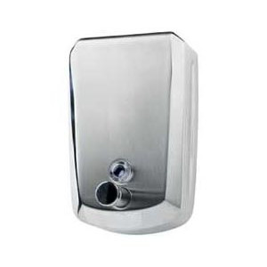 https://www.techni-contact.site/ressources/images/produits/merchandising/distributeur-de-savon-liquide-0-8-ou-1-2-l-systeme-push-24677537-1.jpg - Capacité : 0,8 ou 1,2 L - Système “push” - Inox AISI 304