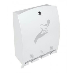 https://www.techni-contact.site/ressources/images/produits/merchandising/distributeur-de-serviettes-absorbantes-acier-galvanise-murale-24423437-1.jpg - Acier galvanisé - 3 compartiments - Fixation murale, kit inclus - Serrure de sécurité avec clé