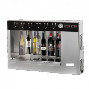 Distributeur de vin au verre pour 4, 6 ou 12 bouteilles - Capacités : 4 / 6 / 12 - 2 doses programmable