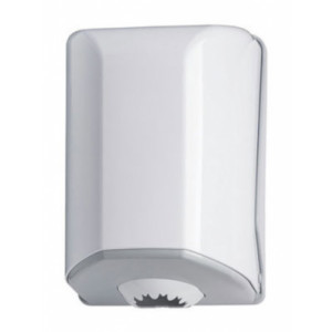 https://www.techni-contact.site/ressources/images/produits/merchandising/distributeur-essuie-mains-bobine-devidage-central-34145177-1.jpg - ABS blanc ou bleu transparent - Bobine jusqu’à: diamètre 190 mm - hauteur 210 mm