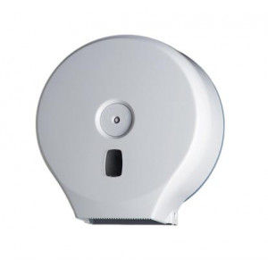 https://www.techni-contact.site/ressources/images/produits/merchandising/distributeur-papier-toilette-en-plastique-81167231-1.jpg - ABS blanc-Gris - Capacité : 200 ou 400 m - Système de fermeture à clé