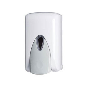 https://www.techni-contact.site/ressources/images/produits/merchandising/distributeurs-de-savon-liquide-en-abs-blanc-0-5-ou-1-l-31712263-1.jpg - Capacité : 0,5 ou 1 L - Manuel - ABS blanc