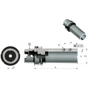 Douille pour mandrins à réglage axial type TR - Attachment cône HSK