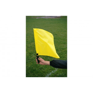 Drapeaux d'arbitres - Fanion  : 45 x 45 cm - Manches en PVC - La paire