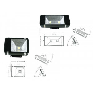 Eclairage LED pour tunnel - Projecteur LED 100W et 150W