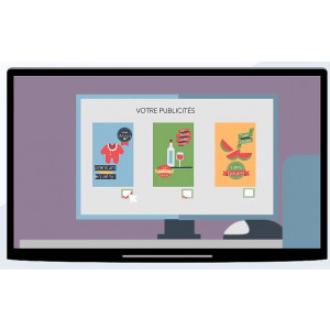 Écran affichage dynamique point de vente - Solution affichage dynamique pour point de vente