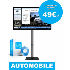 Écran concession automobile - Solution affichage dynamique