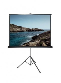 Ecran de projection avec pied - Taille image (HxL) : 152 x 152 cm - Garantie : 5 ans