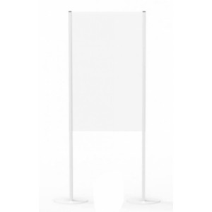 Ecran de protection fixe mi-hauteur - Plexiglas - Hauteur: 200,5 cm