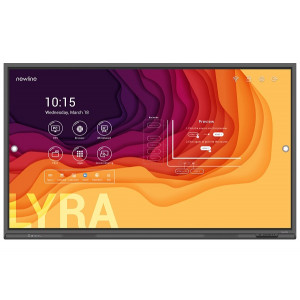 https://www.techni-contact.site/ressources/images/produits/merchandising/ecran-interactif-tactile-newline-lyra-pro-de-55-a-98-4k-57116119-1.jpg - Écran tactile - IR - 4K - 5 tailles : 55 à 98 pouces 
