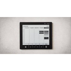 https://www.techni-contact.site/ressources/images/produits/merchandising/ecran-reservation-salle-de-reunion-7-8-hd-22717133-1.jpg - Taille : 7,8 pouces - HD - Wi-Fi sans fil