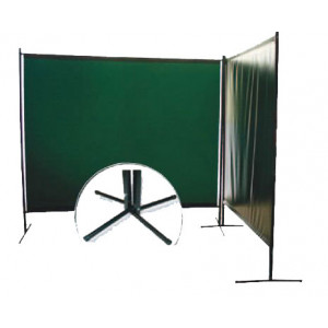 Ecrans de protection cabine de soudure - Dimensions : 1455 x 2000 mm - Largeur des rideaux : 1400 mm - Norme :  EN 25980