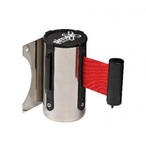 https://www.techni-contact.site/ressources/images/produits/merchandising/enrouleur-de-sangle-mural-43746327-1.jpg - Acier inoxydable - Nylon et polyester - Longueur sangle: 2 metres - Fixation murale