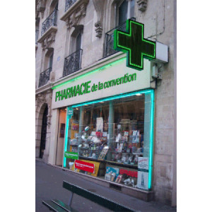 Enseigne de pharmacie simple ou double face - Lumineuse programmable