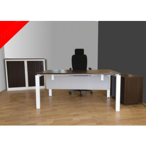 Ensemble bureau occasion - Longueur bureau : 160 cm