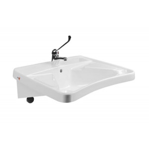 https://www.techni-contact.site/ressources/images/produits/merchandising/ensemble-evier-a-reglage-manuel-58377743-1.jpg - Matériel : Céramique - Finition : Blanc - évier à réglage manuel
