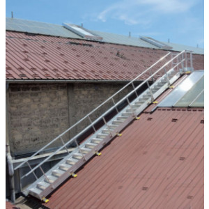Escalier toitures métalliques - Matériau : aluminium