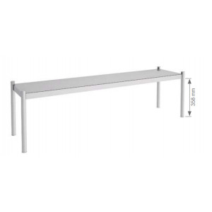 Étagère pour table inox - Dimension  : Jusqu'à 2100 x 350 x 700 mm