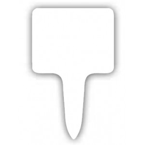 Etiquette pique prix PVC -  Dimensions ( L x H ) 6.6 x 4.1 cm