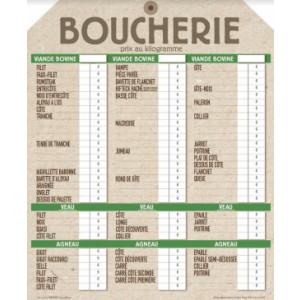 https://www.techni-contact.site/ressources/images/produits/merchandising/etiquettes-fleches-pour-boucheries-26461251-1.jpg - Dimensions : 70 x 85 cm - Couleur : Quadrichromie