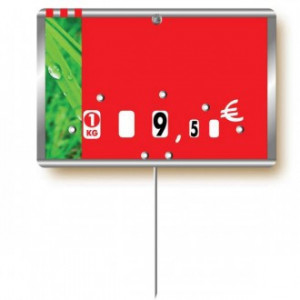 Etiquettes pour boucheries à roulettes - Dimensions : 12 x 8 cm