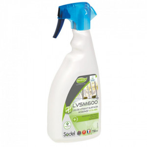 EXEOL Liquide vitres et surfaces ECOLABEL LVSM600 750ml - Liquide nettoyant vitres et surfaces vitrées