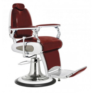 Fauteuil barbier homme - Structure et habillage métalliques