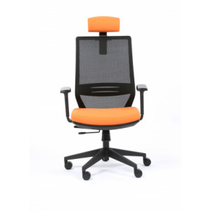 https://www.techni-contact.site/ressources/images/produits/merchandising/fauteuil-de-bureau-ergonomique-avec-tetiere-dossier-en-maille-hauteur-reglable-46413157-1.jpg - Dossier en maille avec soutien lombaire réglable en hauteur