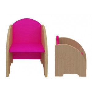 Fauteuil de lecture crèche - L325 mm x H359 mm x P334 mm