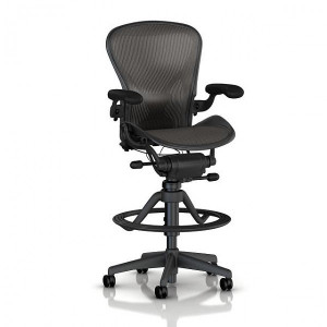 Fauteuil dessinateur ergonomique - Dimensions (l x pf x h) : 68.5 x 56.5 x 107.5