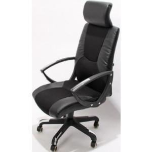 Fauteuil direction avec roulette - Hauteur d'assise : 45-55 cm - Hauteur totale :  120-130 cm