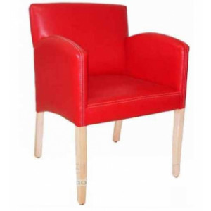 Fauteuil restaurant en simili cuir - Habillage au choix simili cuir ou tissu ou velours