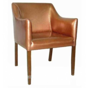 Fauteuil restaurant en velours - Habillage au choix simili cuir ou tissu ou velours