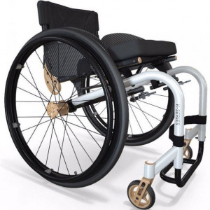 Fauteuil roulant manuel à dossier réglable - Fauteuils roulants PMR grande légèreté : 7,7 kg