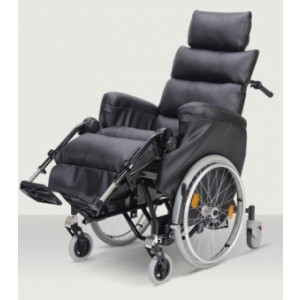 Fauteuil roulant manuel PMR à 6 roues - Fauteuils roulants à châssis 6 roues avec amortisseurs