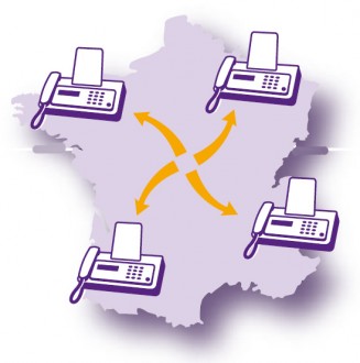 Fax mailing média