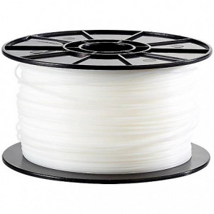 Filament 3D flexible naturel - Diamètre du fil : 1.75 mm ou 3 mm