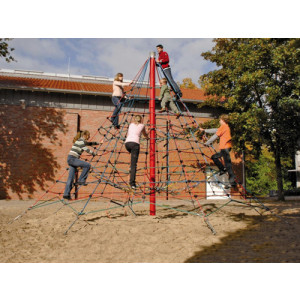 Filet de grimpade Pyramide 4.5m - Norme EN 1176 - de 3 à 12 ans