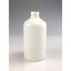 Flacon Cruchon PEHD naturel - Contenance utile : 500 ML-Contenance Ras bord : 158 ML