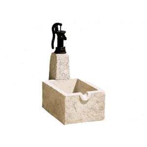 https://www.techni-contact.site/ressources/images/produits/merchandising/fontaine-de-jardin-avec-pompe-manuelle-14282419-1.jpg - Diamètre piston : 80 mm - RETRO
