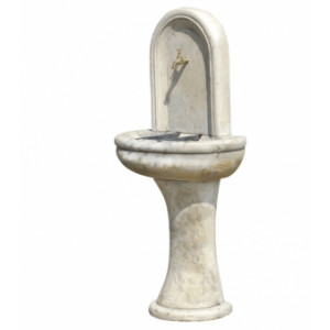 https://www.techni-contact.site/ressources/images/produits/merchandising/fontaine-murale-sur-pied-en-pierre-reconstituee-67182999-1.jpg - - Longueur: 70 cm, Largeur: 39 cm, Hauteur: 141 cm - ASTREE