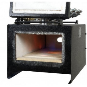 Forge à propane avec 4 brûleurs - 4 brûleurs - Dimensions du foyer (L x l x H) : 700 x 400 x 240 mm
