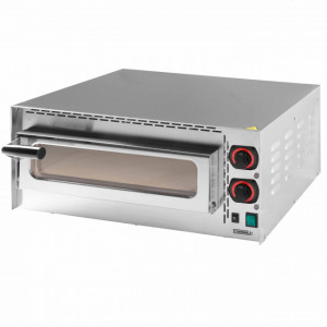 Four à pizza 1 foyer 400° C - Puissance : 2000 W / 230 V - 1 chambre - Temp max : 400°C