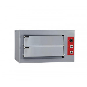 Four à pizza double chambre - Puissance Tot.	: 7.50 kW - Dim extérieures: 92x76x53 cm
