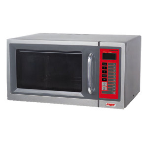 Four micro-ondes professionnel inox - Puissance (W) :  1000 - Dimensions : L 510 x P 430 x H 310  - Capacité  (L) : 25