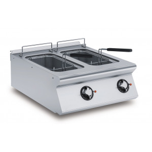 Friteuse électrique 2 paniers - Capacité : 2 x 8 Litres