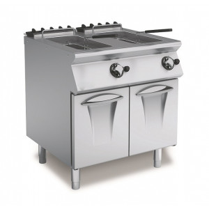 Friteuse professionnelle à gaz double cuve - Capacité : 2 x 10 Litres